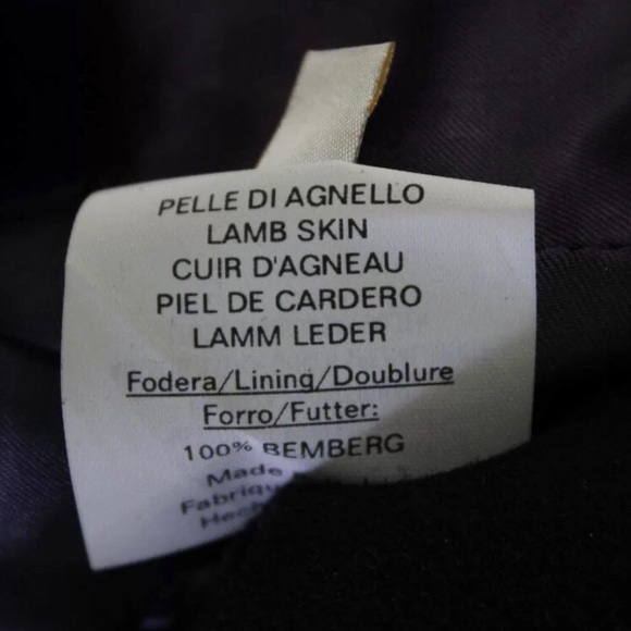 EUC Valentino 100% authentic eggplant suede jacket - Picture 5 of 6